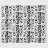 Creepy Notenkraker Cadeaupapier (Vlak)