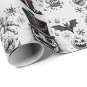 Creepy Notenkraker Cadeaupapier (Rol Hoek)