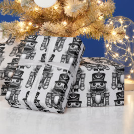 Creepy Notenkraker Cadeaupapier