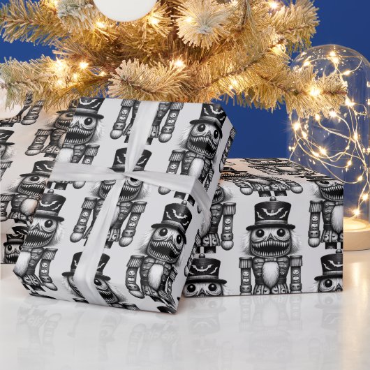 Creepy Notenkraker Cadeaupapier (Feestdagen)