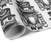 Creepy Notenkraker Cadeaupapier (Rol Hoek)