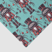 Creepy Notenkraker Tissuepapier (Detail)