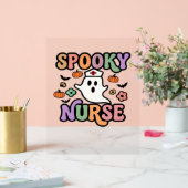 Creepy Nurse Classic T-shirt Acryl Bord (Huwelijk)