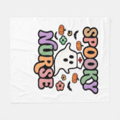 Creepy Nurse Classic T-shirt Fleece Deken (Voorkant (Horizontaal))