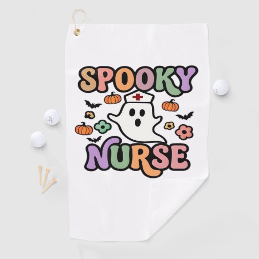 Creepy Nurse Classic T-shirt Golfhanddoek (Insitu)