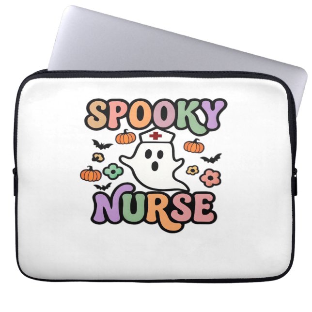 Creepy Nurse Classic T-shirt Laptop Sleeve (Voorkant)