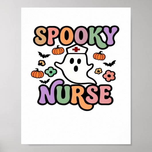 Creepy Nurse Classic T-shirt Poster (Voorkant)