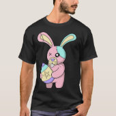 Creepy Pastel Goth Easter Bunny Cute T-shirt (Voorkant)