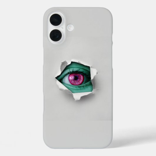 Creepy Peeking Eye Telefoonhoesje Case-Mate iPhone Case (Achterkant)