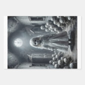 Creepy Phantom Doll Trio - Decoupage - Inpakpapier Vel (Voorkant)