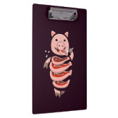 Creepy Pig Ironic Horror Klembord (Rechts)