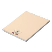 Creepy Pirate Skull & Crossed Cutlasses Notitieblok (Linkerzijde)