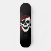 Creepy Pirate Skull en Crossbones Persoonlijk Skateboard (Voorkant)