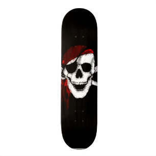 Creepy Pirate Skull en Crossbones Persoonlijk Skateboard