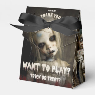 Creepy Playmate Spooky Bezit Doll Halloween Bedankdoosjes