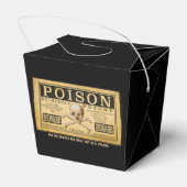 Creepy "POISON" Halloween Favor Box Bedankdoosjes (Achterkant)