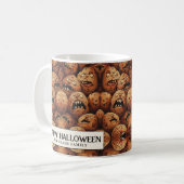 Creepy Potatoes Halloween Coffee Mok (Voorkant links)