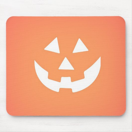 Creepy Pumpkin Halloween Mousepad Muismat (Voorkant)
