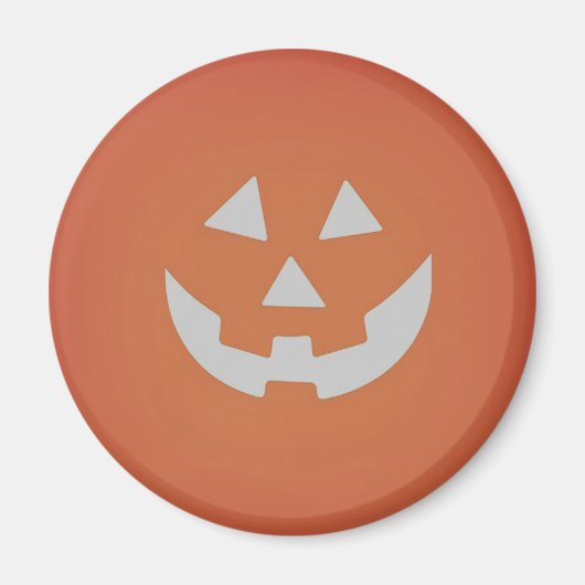 Creepy Pumpkin Halloween Pin Button Magneet (Voorkant)