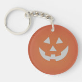 Creepy Pumpkin Halloween Sleutelhanger (Voorkant)