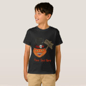 Creepy Pumpkin Head Halloween T-shirt (Voorkant volledig)