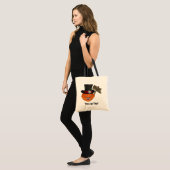 Creepy Pumpkin Head Halloween Tote Bag (Voorkant (model))