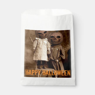 Creepy Pumpkin Head Kids Halloween  Bedankzakje