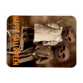 Creepy Pumpkin Head Kinder Halloween Magneet (Horizontaal)