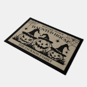 Creepy Pumpkin Patch Welkom Deurmat (Schuin)