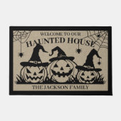 Creepy Pumpkin Patch Welkom Deurmat (Voorkant)