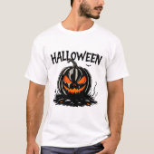 Creepy Pumpkin T-shirt (Voorkant)