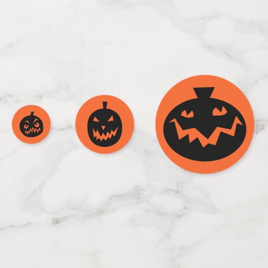 Creepy Pumpkins | Halloween Confetti (Voorkanten)