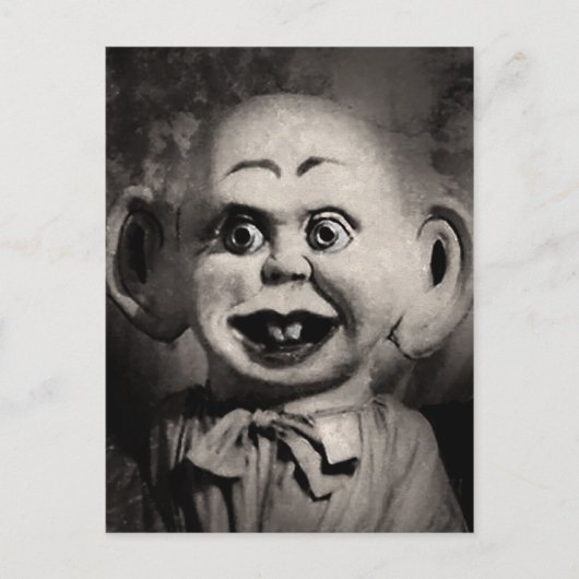 Creepy  Puppet Briefkaart (Voorkant)