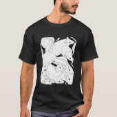 Creepy Rat King I Wicca Heks Pastel Gothic Ratten T-shirt (Voorkant)