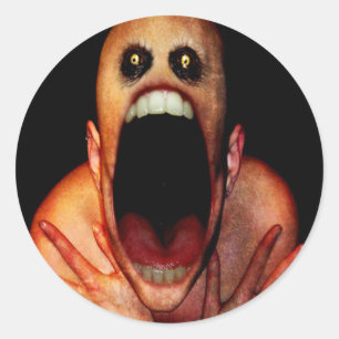 Creepy Ronde Sticker