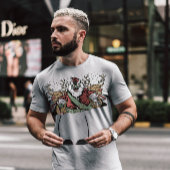 Creepy Santa Anti-Kerstmis T-shirt