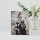 Creepy Santa Briefkaart (Staand voorkant)