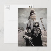Creepy Santa Briefkaart (Voorkant / Achterkant)
