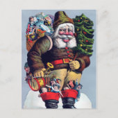 Creepy  Santa Briefkaart (Voorkant)