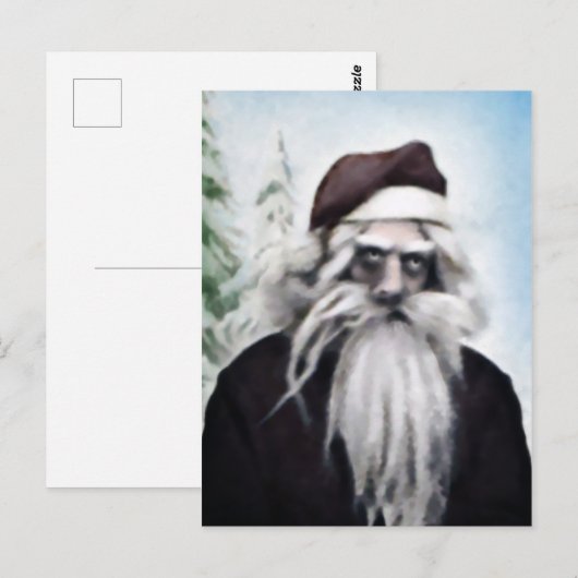 Creepy Santa Briefkaart (Voorkant / Achterkant)
