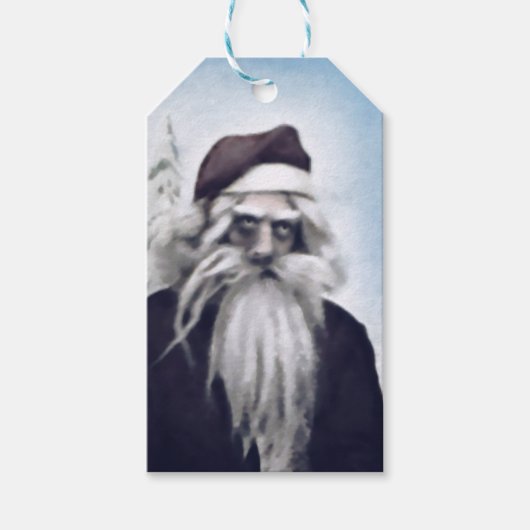 Creepy Santa Cadeaulabel (Voorkant)