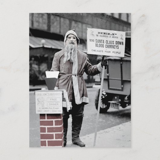  Creepy Santa Christmas Briefkaart (Voorkant)