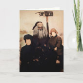 Creepy Santa Christmas Kaart (Voorkant)