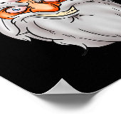 Creepy Santa Christmas -xmas Sit On My Face  Poster (Hoek)