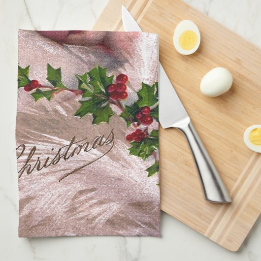 Creepy Santa Claus  kerstmis Theedoek (Quarter Fold)