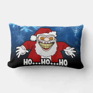 Creepy Santa Claus Screwball Graphics HOHOHO Kussen