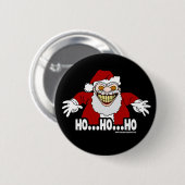 Creepy Santa Claus Screwball Graphics HOHOHO Ronde Button 5,7 Cm (Voorkant /achterkant)