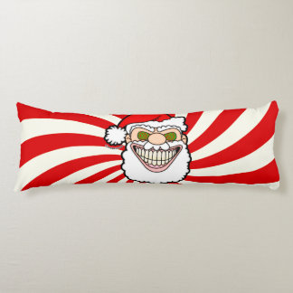 Creepy Santa Claus Screwball Graphics Lichaamskussen