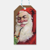 Creepy Santa Gift-Labels Cadeaulabel (Voorkant)