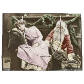 Creepy Santa Groot Cadeauzakje (Achterkant)